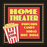 Home Movie Theater Fine Art Print