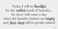 Endless Loads of Laundry Fine Art Print