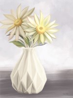 Sunny Floral Blues Fine Art Print