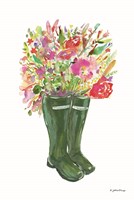 Blooms and Boots Fine Art Print