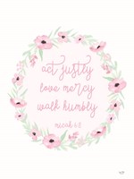 Act Justly Fine Art Print