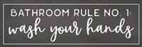 Bathroom Rule No. 1 Fine Art Print