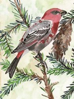 Bird and Branch 1 Fine Art Print