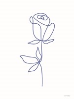 One Line Flower I Fine Art Print