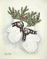 Jingle Bell Mittens Fine Art Print