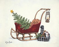 Winter Sleigh Picnic Fine Art Print