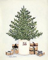 Country Crock Christmas Tree Framed Print