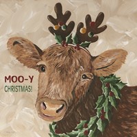 Moo-y Christmas Fine Art Print