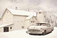 New Yorker in the Snow Fine Art Print