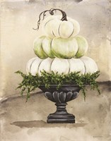 Triple Pumpkin Urn Fine Art Print