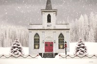Christmas Church Fine Art Print