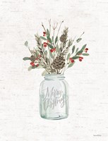 Christmas Greenery Gathering Fine Art Print