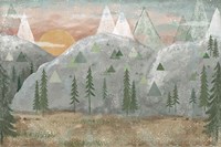 Woodland Forest I Neutral Fine Art Print