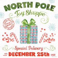 Santa Signs IV Fine Art Print