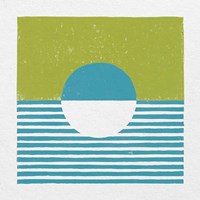 Reflection IV Green Fine Art Print