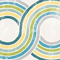 Over the Rainbow II Green Fine Art Print