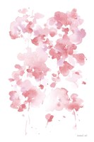 Cascading Petals I Pink Fine Art Print