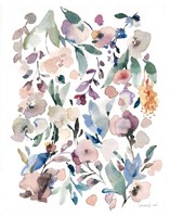Breezy Florals III Colorful Fine Art Print