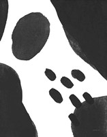 Abstract Tidepool II Black Fine Art Print