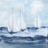 Sailboats VII Framed Print