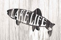 Lake Life Sign Fine Art Print