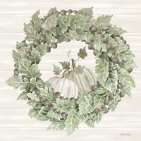 Pumpkin Wreath III Fine Art Print