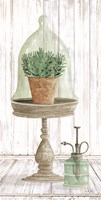 Farmhouse Plant Stand Fine Art Print
