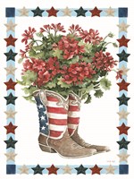 Patriotic Boots Fine Art Print