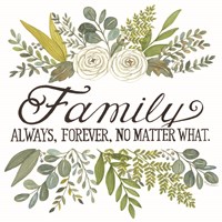Family Always, Forever Fine Art Print