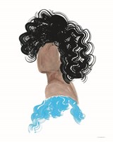 Sunday Blue Dress Fine Art Print