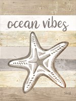 Ocean Vibes Starfish Fine Art Print