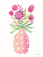 Pretty in Pink Flower Pot Fine Art Print