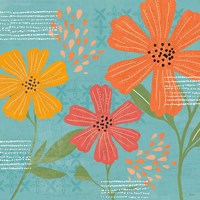 Mod Floral III Framed Print