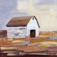 Little White Barn Fine Art Print