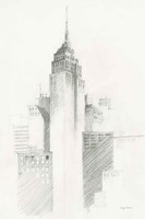 City Sketch I Fine Art Print