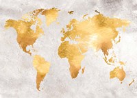 Gold World Fine Art Print