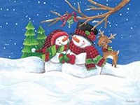 Snow Couple Fine Art Print