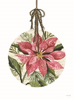Poinsettia Ornament Fine Art Print