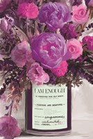 I Am Enough Floral Fine Art Print