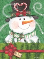 Snowman Gift Fine Art Print