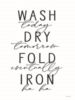 Wash Today Fine Art Print