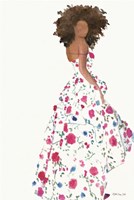 Floral Gown 1 Fine Art Print