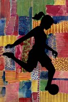 Patchwork Athlete II Fine Art Print