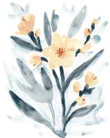 Indigo & Blush Bouquet II Fine Art Print