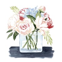 Loose Watercolor Bouquet I Fine Art Print
