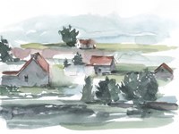 Valley Farm II Framed Print