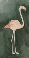 Forest Flamingo II Framed Print