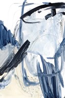 Indigo Swash I Framed Print