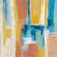 90s Color Blocks Sq Fine Art Print