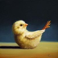 Yoga Chick Boat Pose Fine Art Print